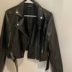 Leather Jacket , size : M